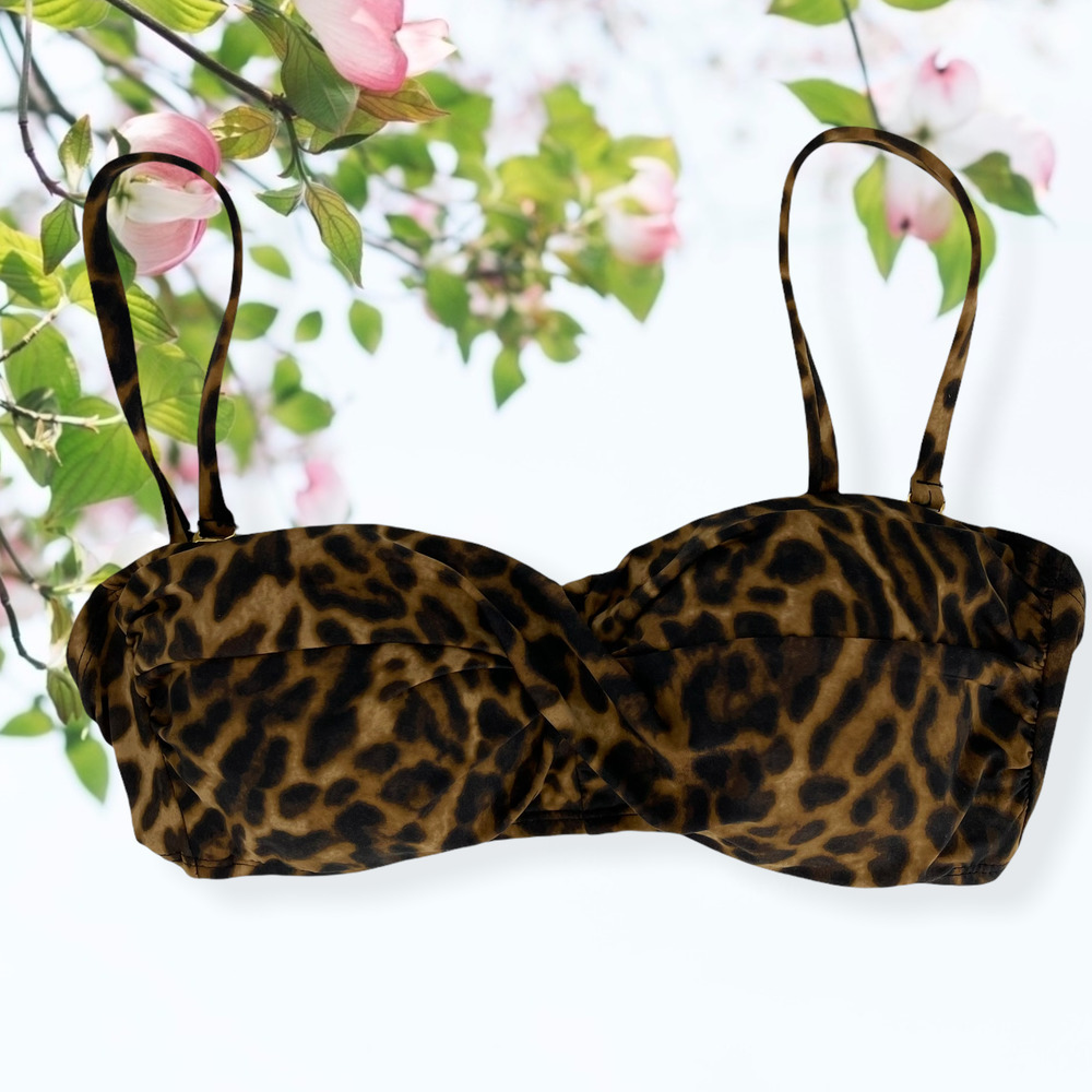 LAUREN Ralph Lauren Leopard Print Bandeau - Picture 7 of 9